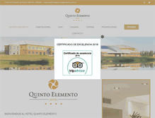 Tablet Screenshot of hotelquintoelemento.com.ar